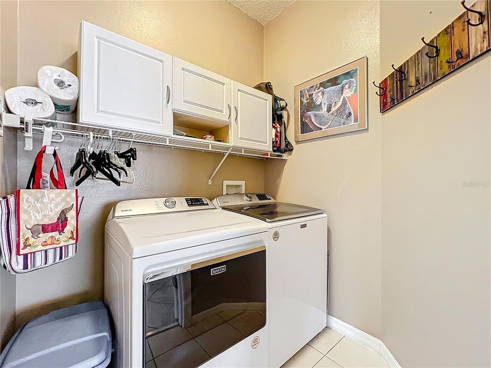 Inside Laundry room