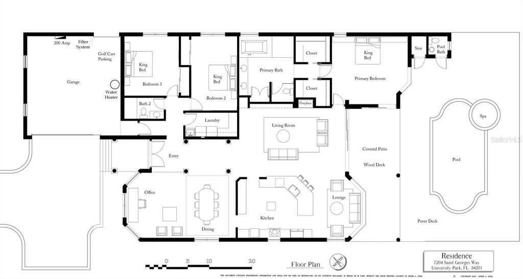 На продажу: $1,595,000 (3 спален, 2 ванн, 2902 Квадратных фут)