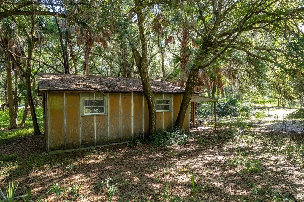 Old garage on lot has no value