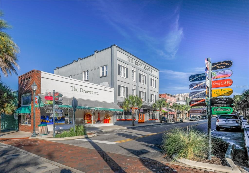 One of Downtown Mount Dora's famous corners