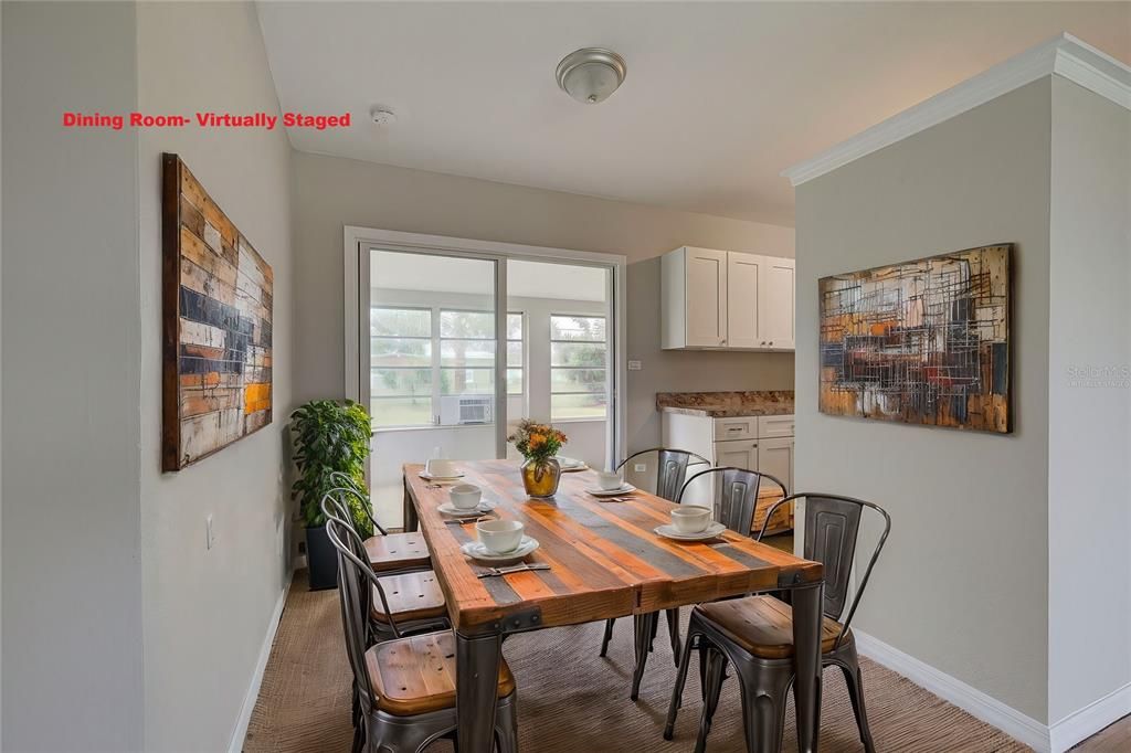 Dining Room - VIRTUALLY STAGED