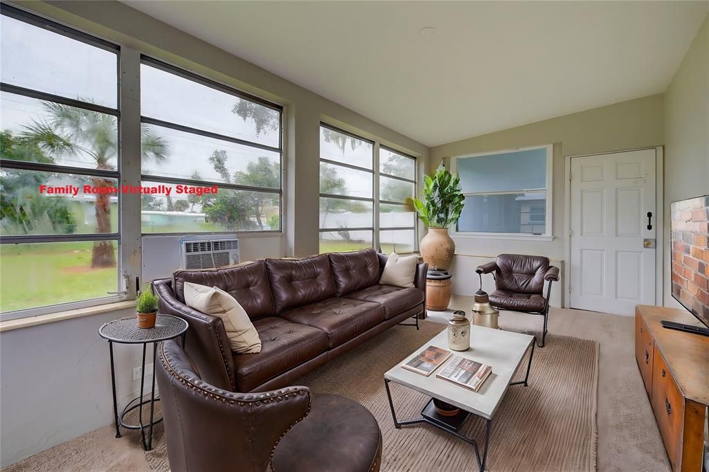 Family Room - VIRTUALLY STAGED