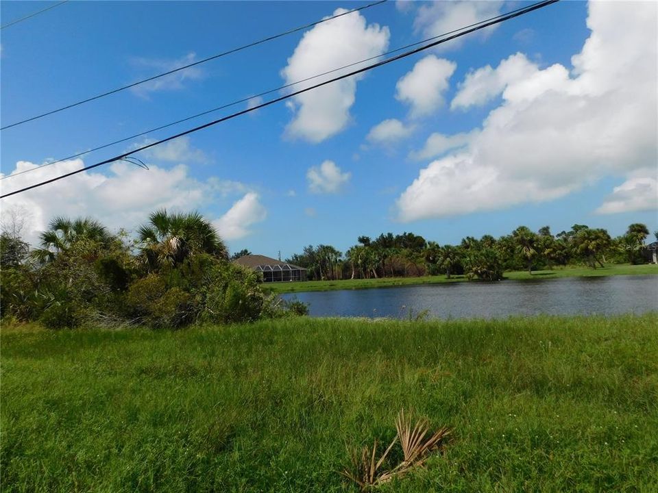 Waterfront that runs behind the lots.  Picture made 2 lots down.