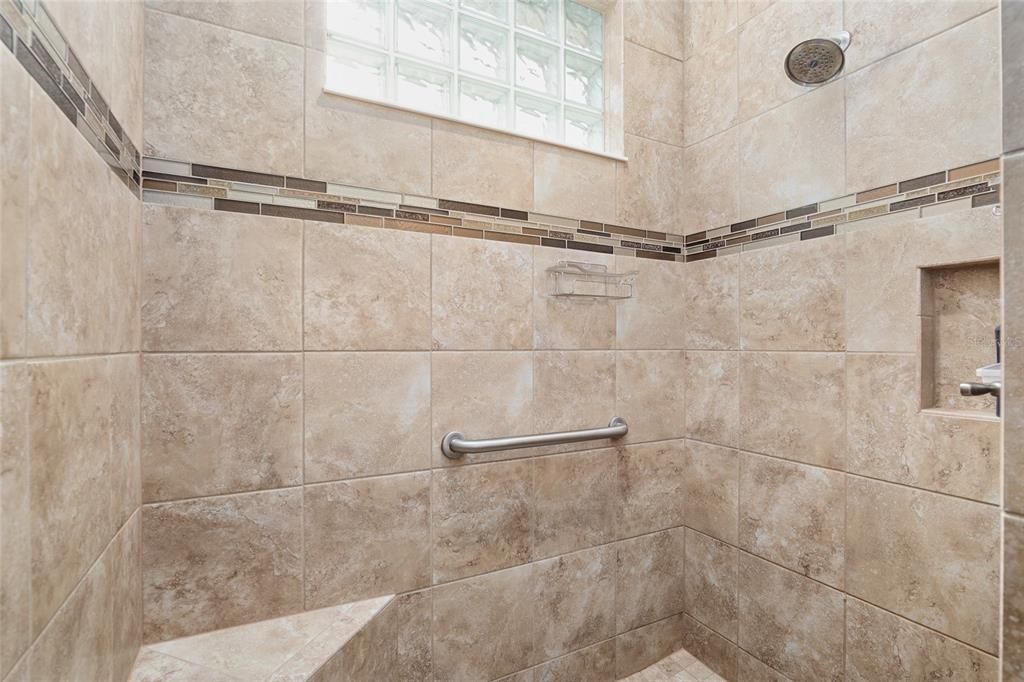 Spacious and beautiful shower