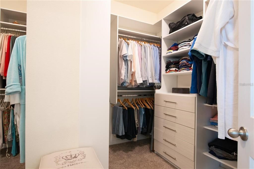 Primary Bedroom walk in closet