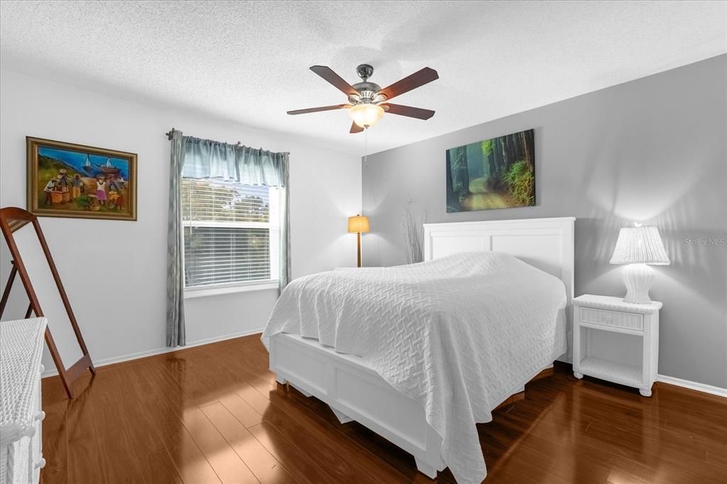 Bedroom #3- Built in closet, laminate flooring