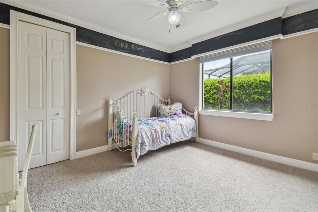 Bedroom 3 with en suite bathroom & walk-in closet.