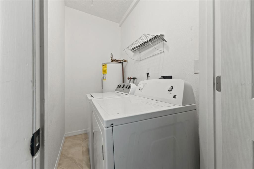 Inside Laundry room.