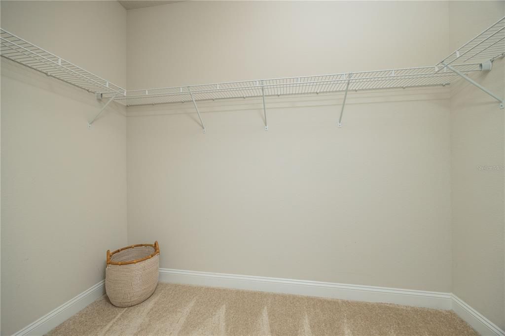 Primary Bedroom Spacious Closet