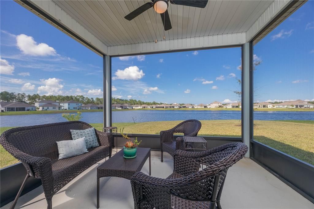 Water Views from Screened Back Porch