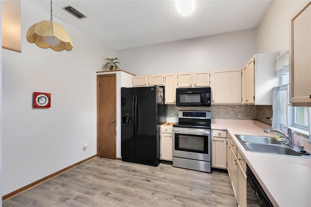 Whip up your favorite dishes in this beautiful kitchen.