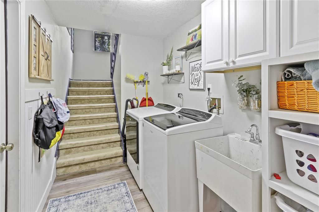 Stairs to bonus room/loft