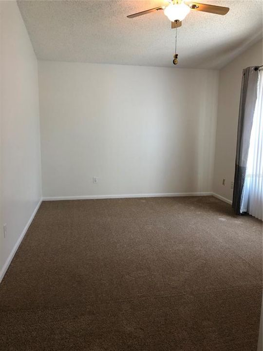 Primary Bedroom is a good size and has New Carpeting.