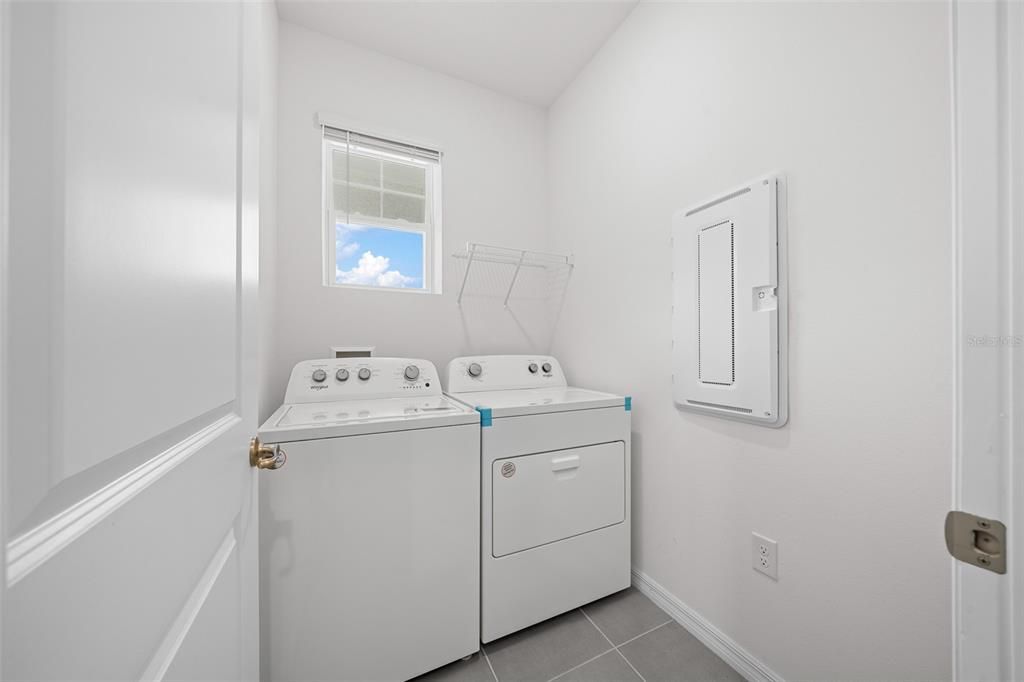 Indoor laundry room