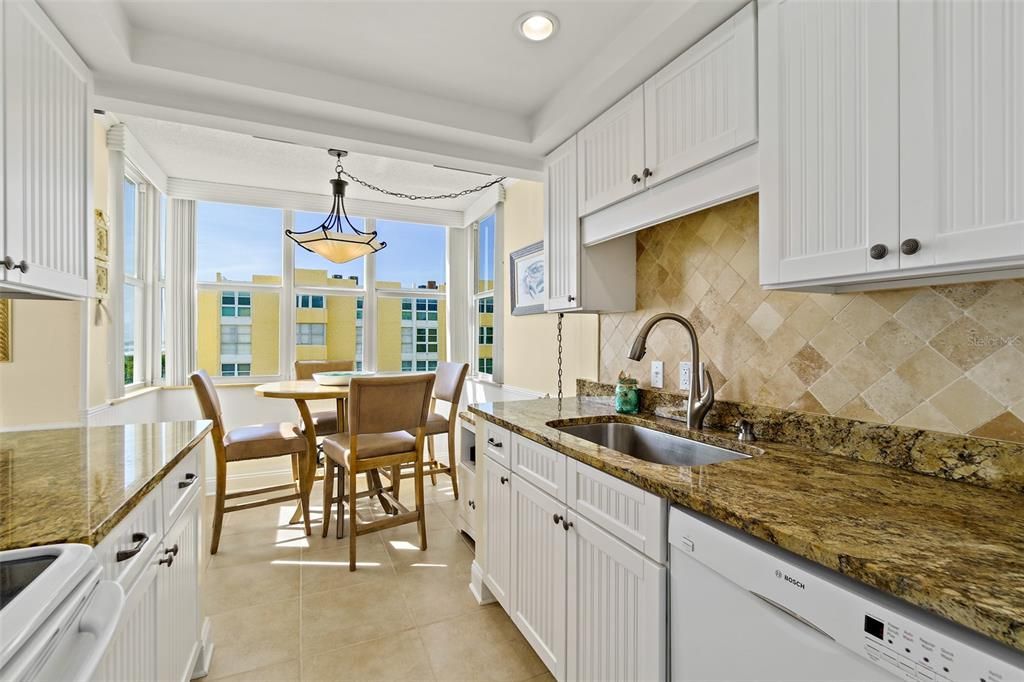 Plenty of counter and cabinet space!