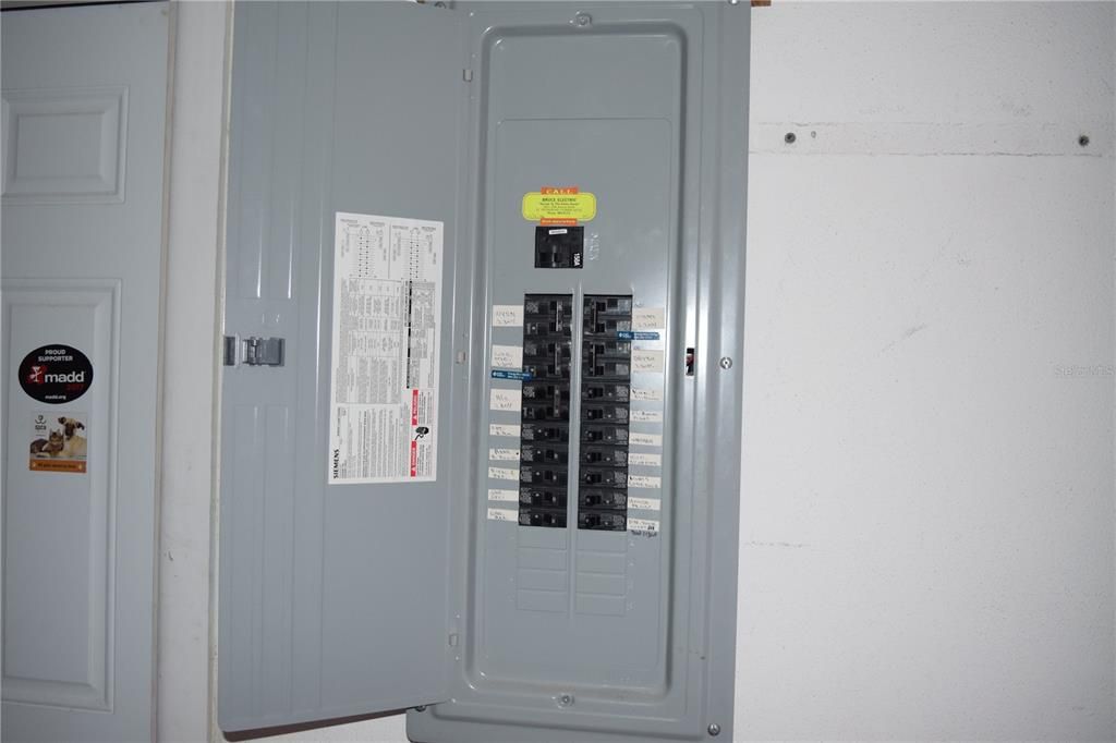 Updated electrical panel