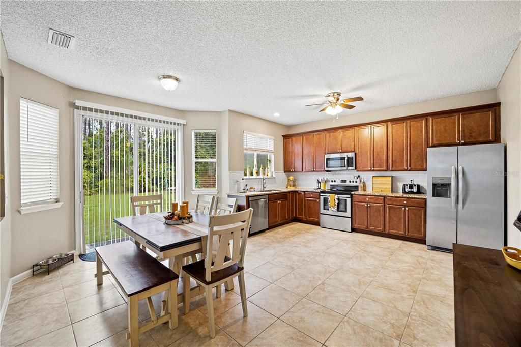 Great Family Dining Space in this Kitchen