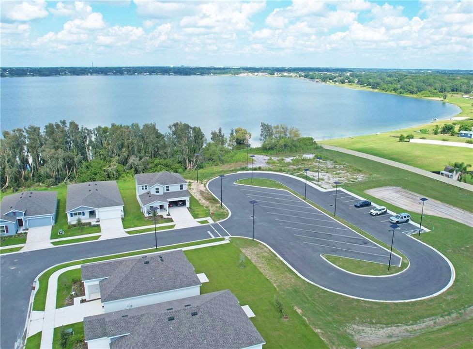 Spacious parking lot to load and unload your boats, jet ski, and enjoy water spots activities!