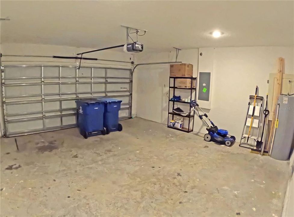 Spacious 2 car garage