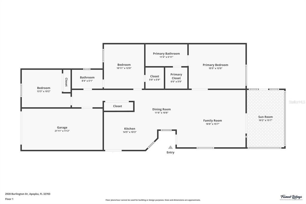 На продажу: $345,400 (3 спален, 2 ванн, 1372 Квадратных фут)