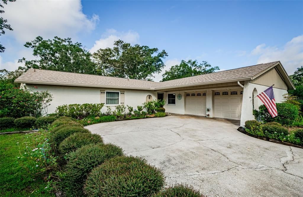 Front Exterior featuring Side Entry Garage