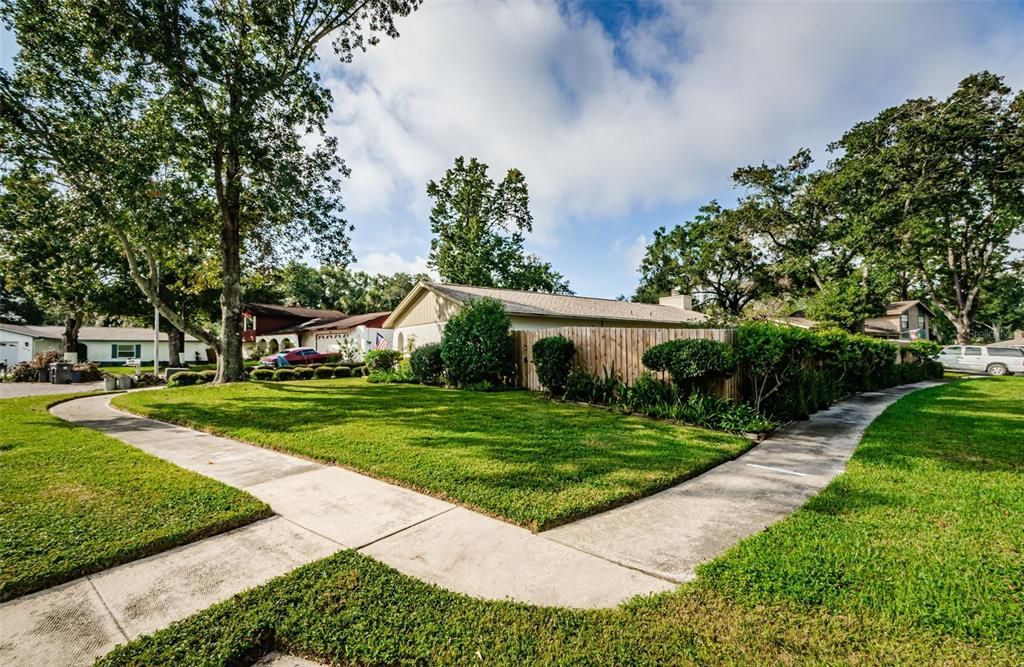 Beautiful, Large Corner Lot on Cul de Sac Street