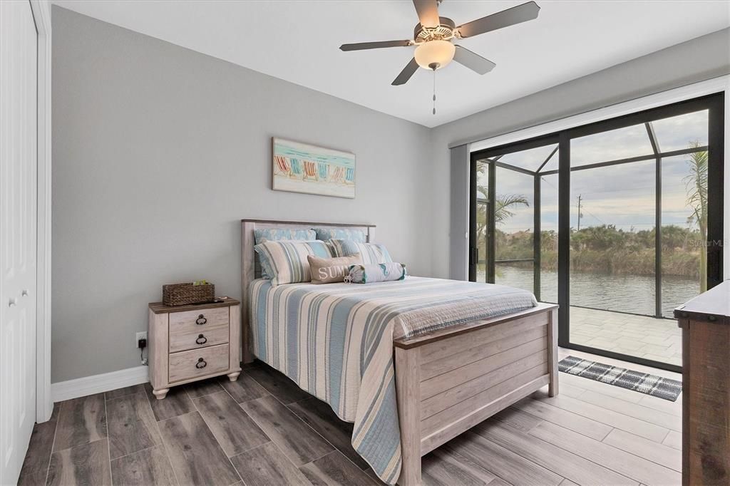 Guest Bedroom opens to the lanai