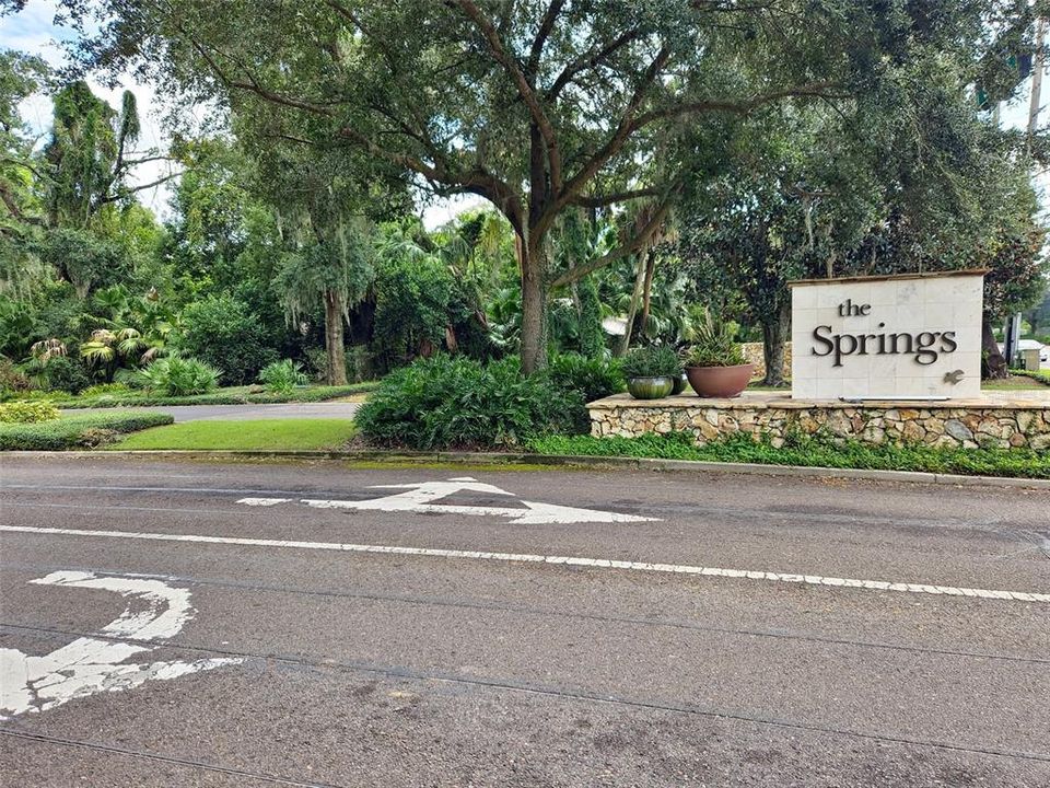 Entrance of the Springs