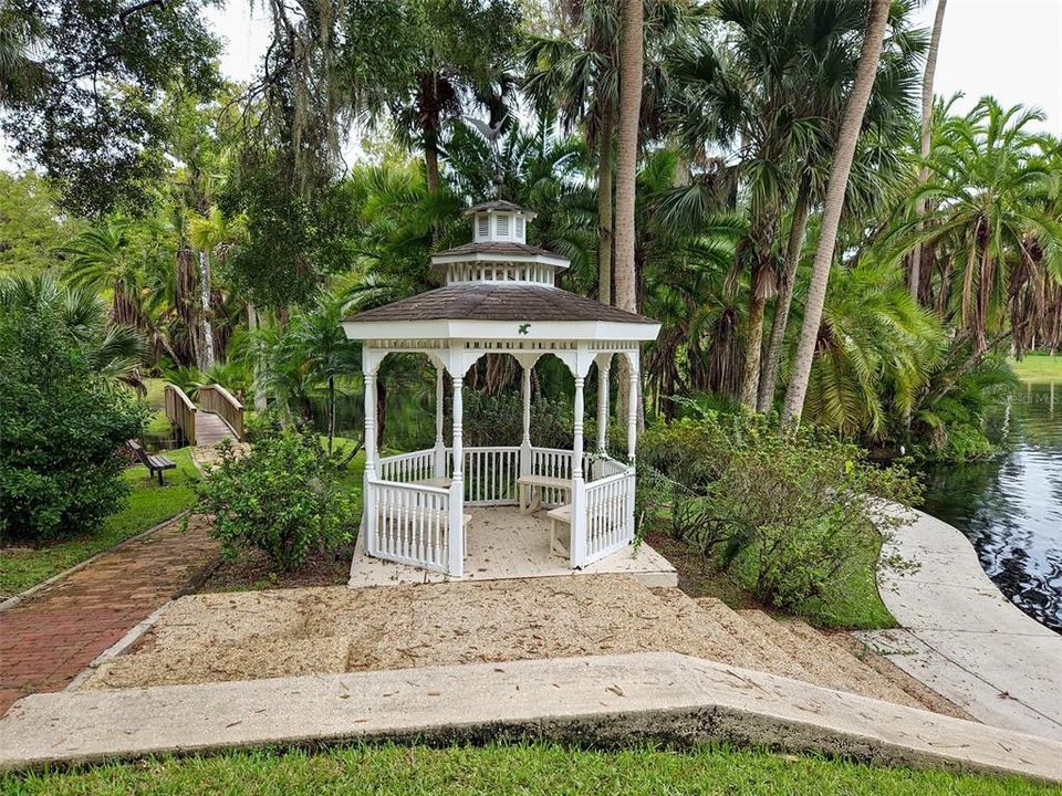 Gazebo next to Sanlando Springs