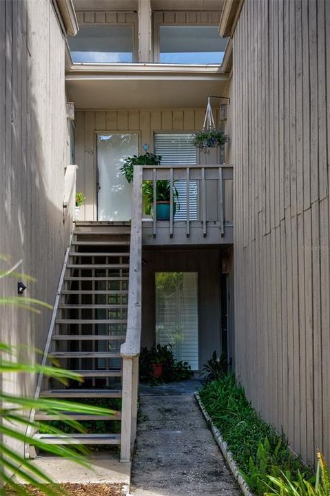 Stairs Leading up to Condo