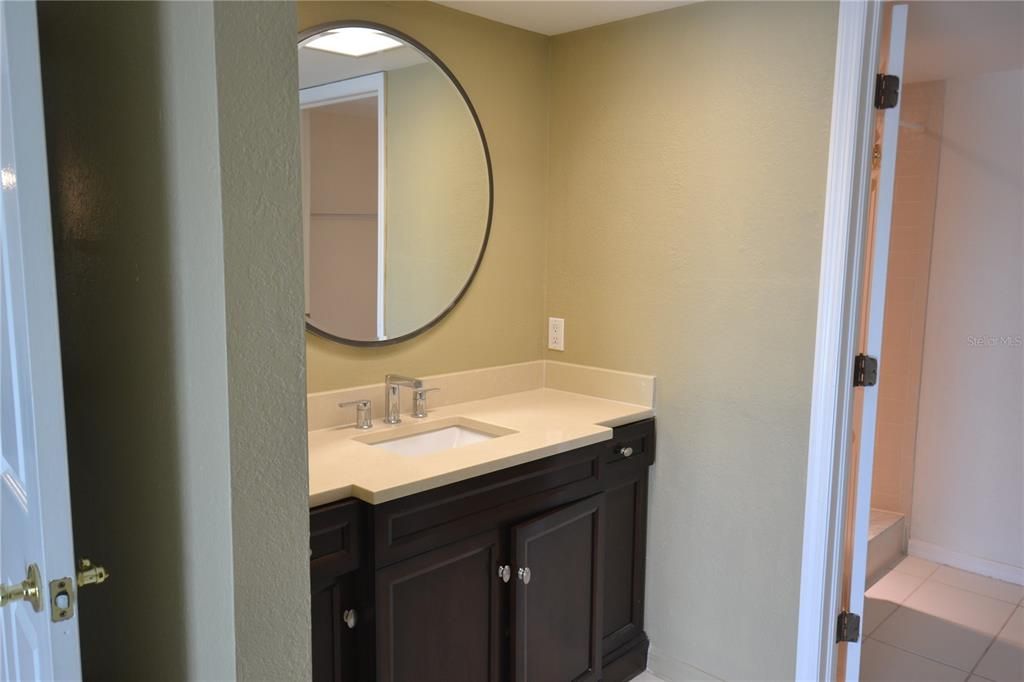 Large Primary bathroom and vanity