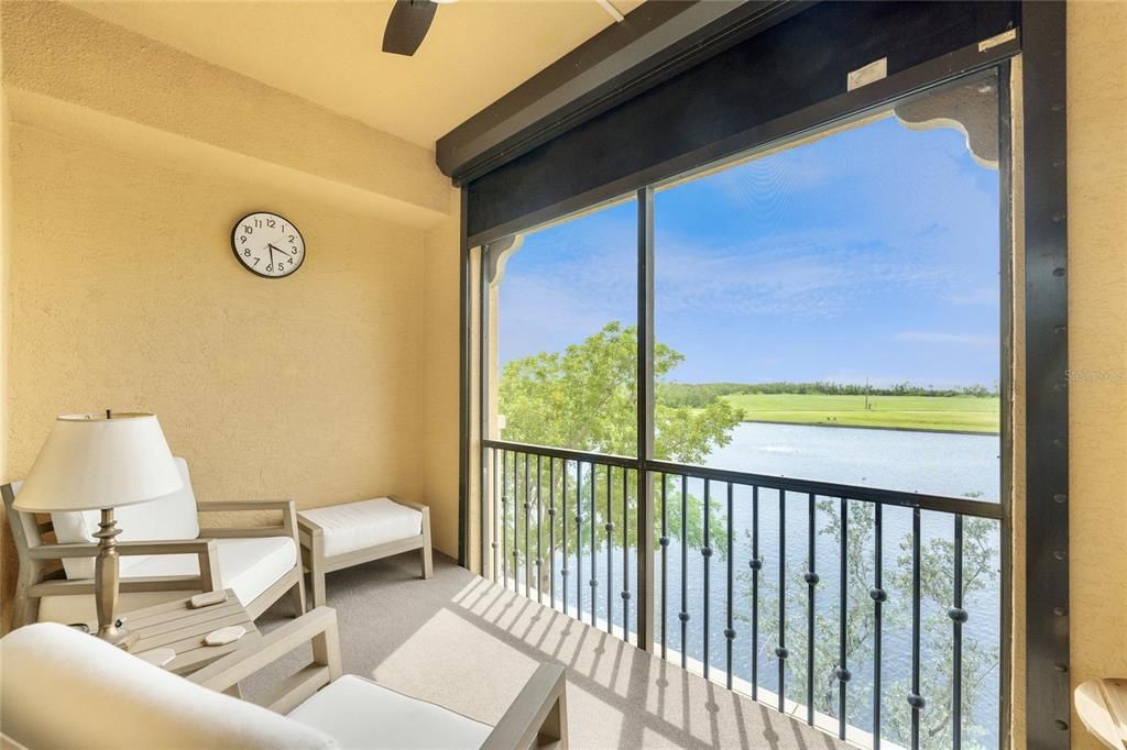 Elevated lanai offer unobstructed view