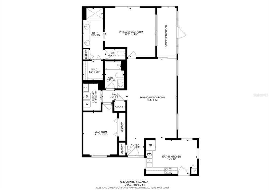 For Sale: $274,900 (2 beds, 2 baths, 1289 Square Feet)