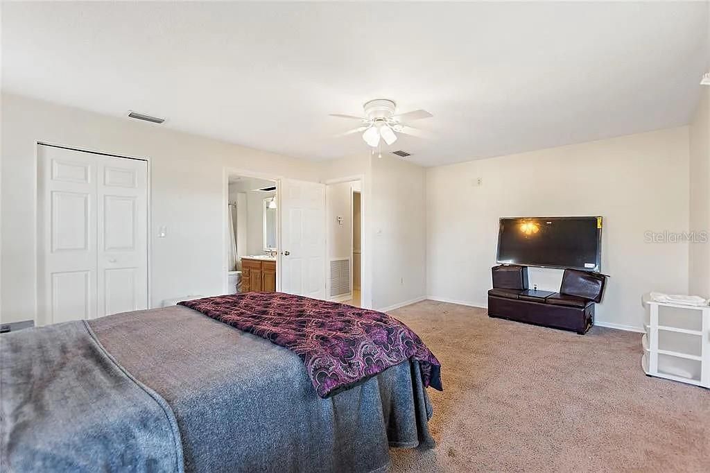 Primary Bedroom features large walk-in closet