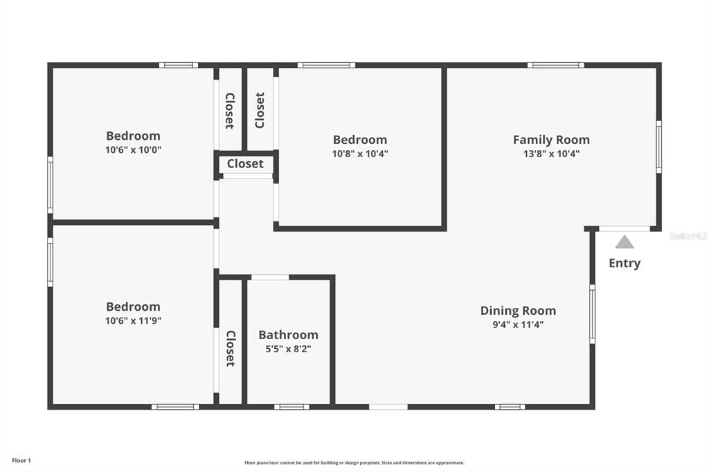 For Sale: $399,000 (3 beds, 1 baths, 804 Square Feet)