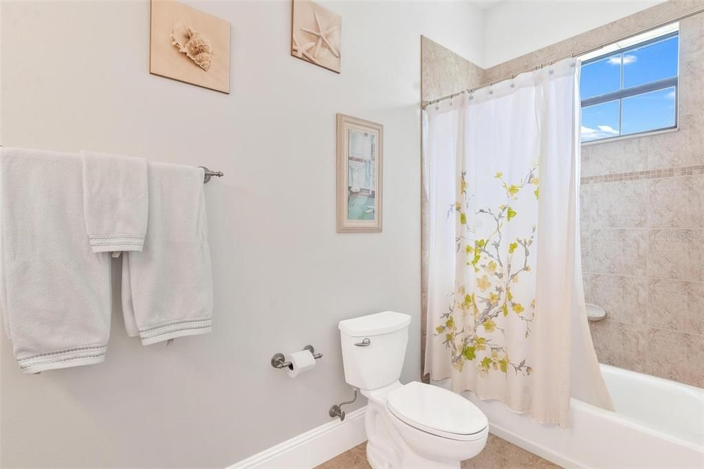 Guest Bathroom with Tub and Shower Combo