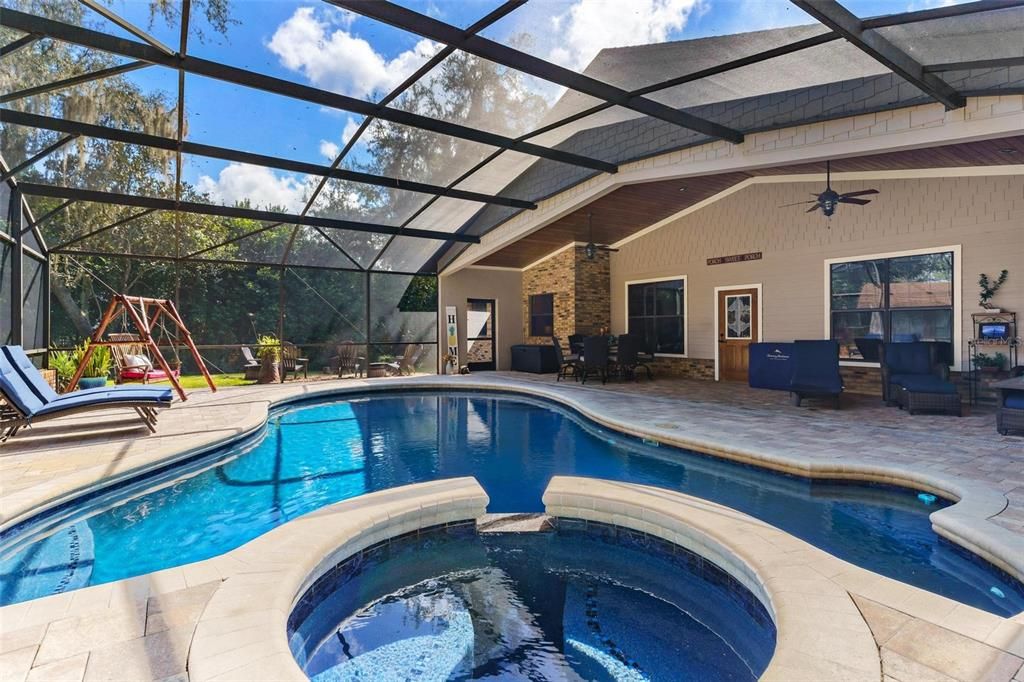 Pool and Hot Tub Area