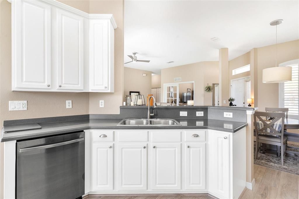 Kitchen overlooking Living Area