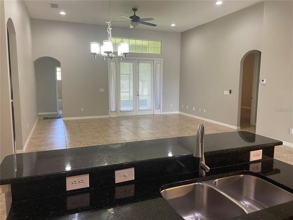 Family Room off of Kitchen