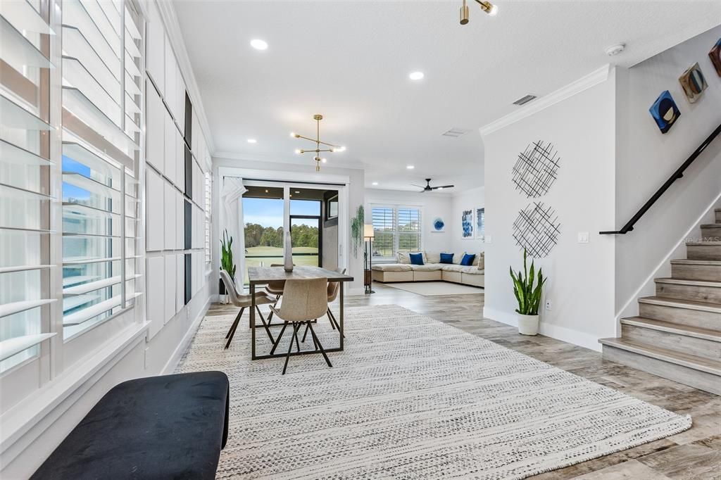 Living Room and Dining Room