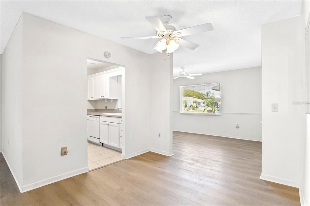 Dining Area - Doorway to Kitchen - Family Room