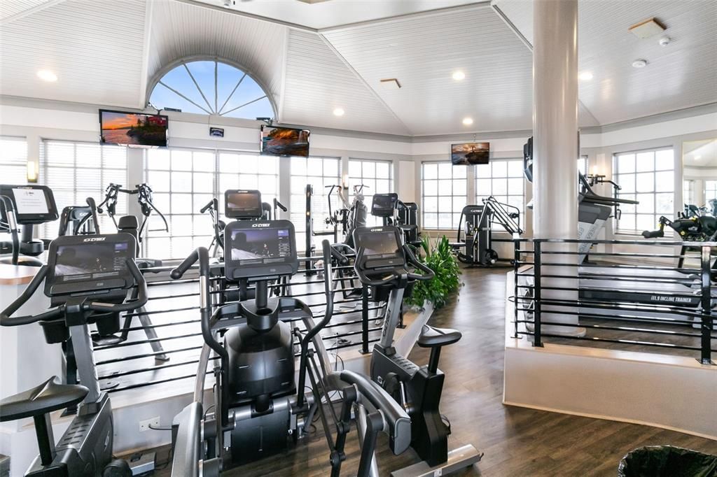 State of the art gym facilities with club membership