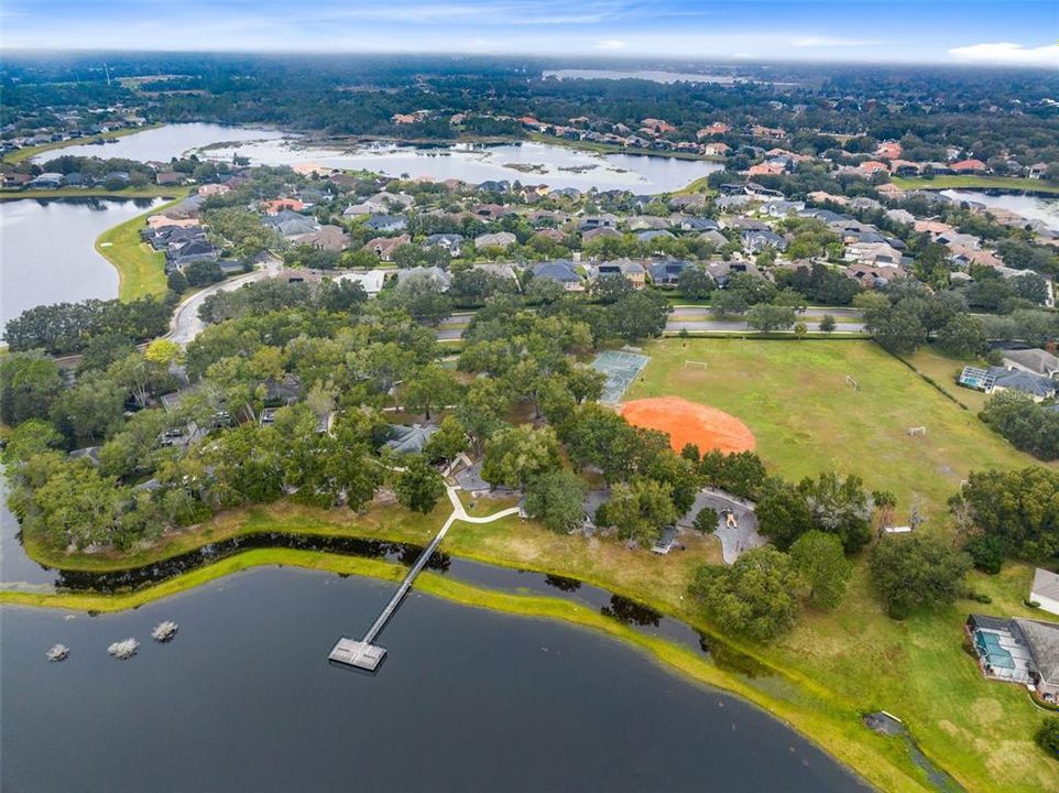 Sawyer Lake Park community Dock