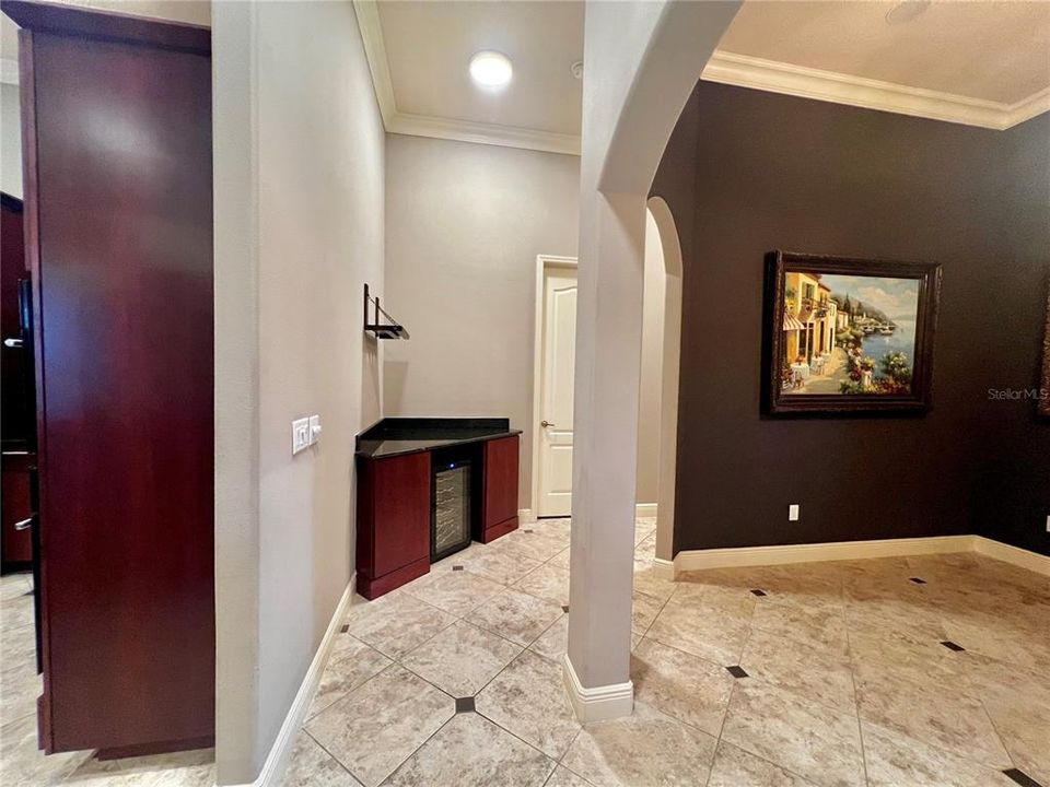 Dining Room/Wine Fridge