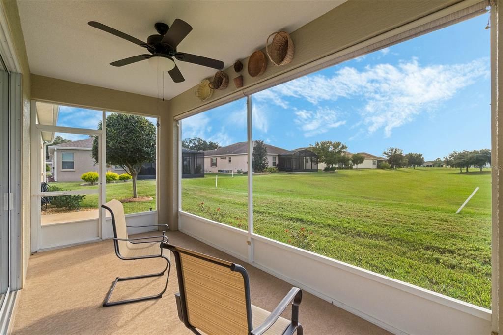 Screened lanai. Golf course is your backyard neigh