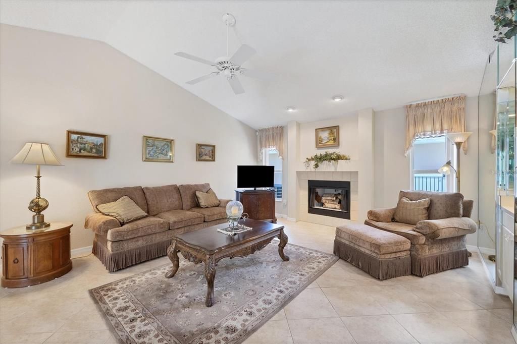 Family Room with Fireplace