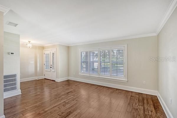 Dining room with French doors to lanai