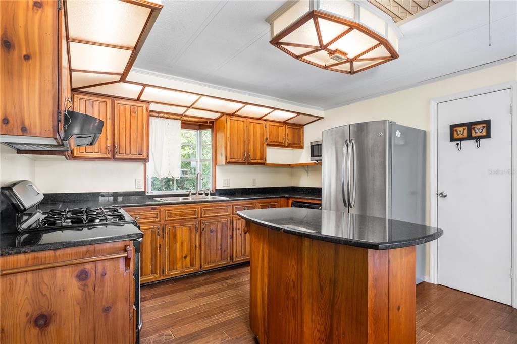 Custom kitchen with island