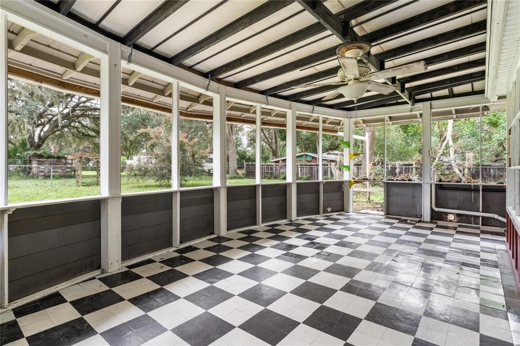 Large oversized sunroom