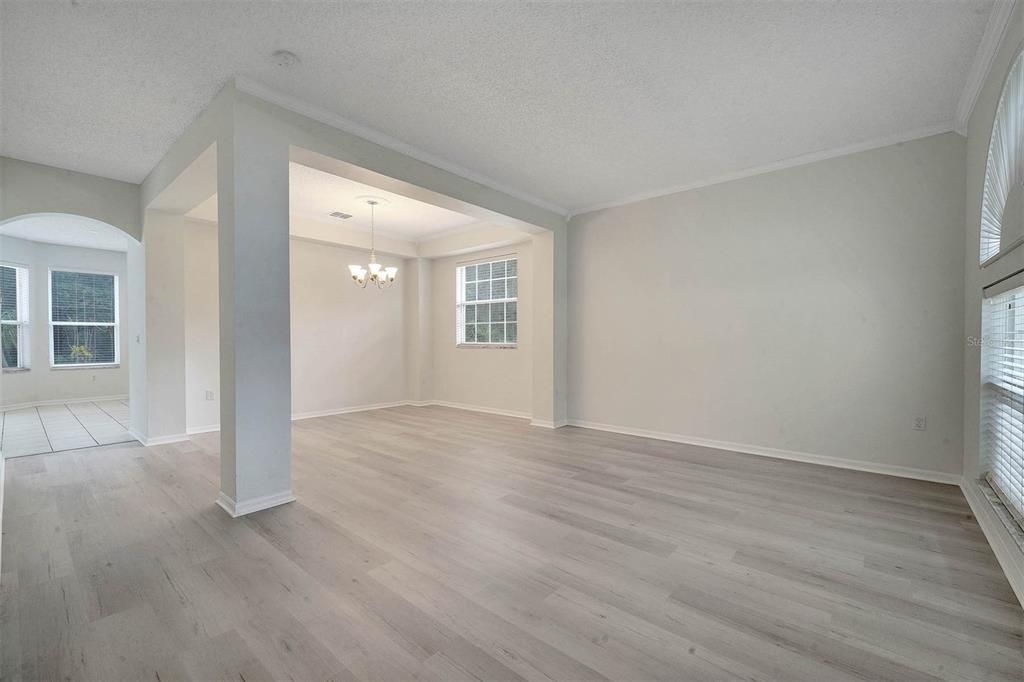 Family Room and Dining Room